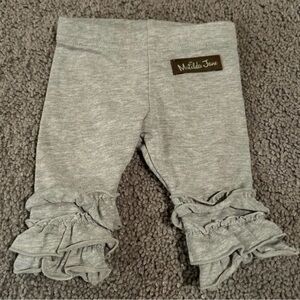 Matilda Jane Gray Ruffle Leggings for Kids